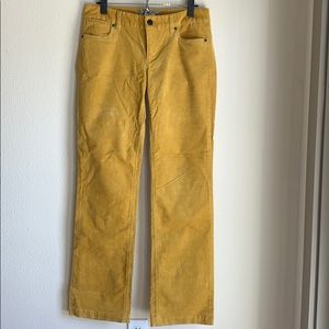 JCREW Mustard Corduroy Pants